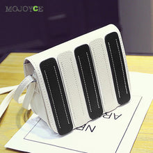 Mix-Color Stripe Pattern Women Bag Vertical Shoulder Crossbody Women Messenger Bags Tote Women Leather Handbags Bolsas Femininas ELY