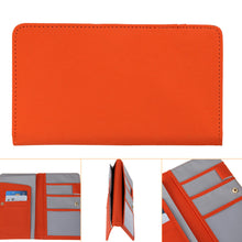 Multifunction Card Holder PU Passport Bank Credit ID Card Bag Case Wallet Bank Cards Holder Business Card Bag Large Capacity ELY