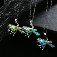 N012 Glowing In Dark luminous Pendant Necklace Popular Silver Noctilucent Bird Chain Necklace Fluorescent ELY