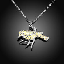 N012 Glowing In Dark luminous Pendant Necklace Popular Silver Noctilucent Bird Chain Necklace Fluorescent ELY