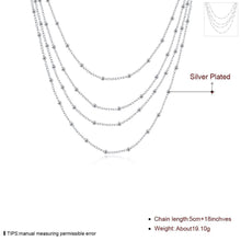 N751 Popular Chain Necklace Jewelry Chokers Silver Jewelry Women Global Light Bead Necklace 1STL ELY