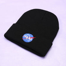 NASA Cap Casual Hip Hop Hats Men Women Knitted Wool Skullies Beanie Warm Hat for Women Soft Beanie Gorro Cap ELY