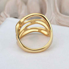 18k gold plated ring gold pierced anillos bear wedding jewelry 532 ELY