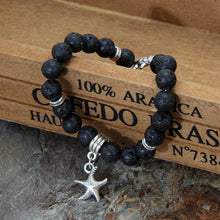 Natural Stone Bead Bracelets Women Men Lava Bracelet Jewelry 1STL ELY