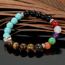 Natural Stone Bead Bracelets Women Men Lava Bracelet Jewelry 1STL ELY