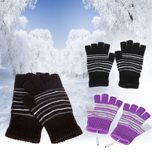 5V USB Powered Heating Heated Hand Warmer Gloves Washable Men Women Gloves ELY