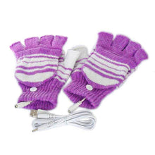 5V USB Powered Heating Heated Hand Warmer Gloves Washable Men Women Gloves ELY