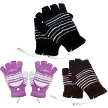 5V USB Powered Heating Heated Hand Warmer Gloves Washable Men Women Gloves ELY