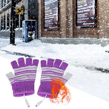 5V USB Powered Heating Heated Hand Warmer Gloves Washable Men Women Gloves ELY