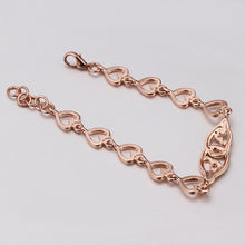 18K Gold Plated Bracelet Rose Gold Nickle-Free Tin Alloy Rhinestone Crystal Jewerly Bracelet SMTPB 36 ELY