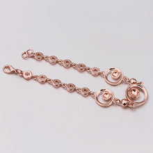 18K Gold Plated Bracelet Rose Gold Nickle-Free Tin Alloy Rhinestone Crystal Jewerly Bracelet SMTPB 43 ELY