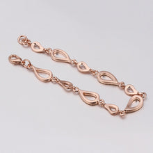 18K Gold Plated Bracelet Rose Gold Nickle-Free Tin Alloy Rhinestone Crystal Jewerly Bracelet SMTPB 42 ELY