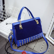 Europe Womens Vintage Zipper Studded Single Shoulder Bags Handbags 1STL ELY