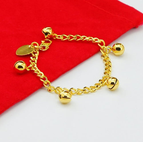 24K GP Gold Plated Mens Jewelry Bracelet Yellow Gold Golden Bracelet Bangle YHDH 31 ELY