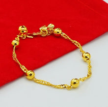 24K GP Gold Plated Mens Jewelry Bracelet Yellow Gold Golden Bracelet Bangle YHDH 34 ELY
