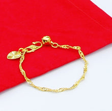 24K GP Gold Plated Mens Jewelry Bracelet Yellow Gold Golden Bracelet Bangle YHDH 27 ELY