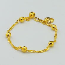 24K GP Gold Plated Mens Jewelry Bracelet Yellow Gold Golden Bracelet Bangle YHDH 34 ELY