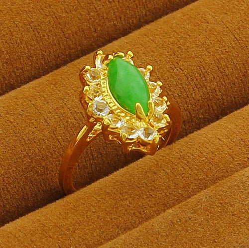 24K GP Gold Plated Mens&Women Jewelry Ring Yellow Gold Golden Finger Ring YHDR 21 ELY