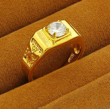 24K GP Gold Plated Mens&Women Jewelry Ring Yellow Gold Golden Finger Ring YHDR 23 ELY