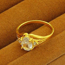 24K GP Gold Plated Mens&Women Jewelry Ring Yellow Gold Golden Finger Ring YHDR 29 ELY