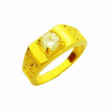 24K GP Gold Plated Mens&Women Jewelry Ring Yellow Gold Golden Finger Ring YHDR 23 ELY