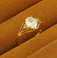 24K GP Gold Plated Mens&Women Jewelry Ring Yellow Gold Golden Finger Ring YHDR 29 ELY