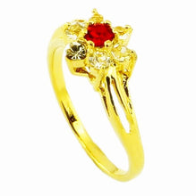 24K GP Gold Plated Mens&Women Jewelry Ring Yellow Gold Golden Finger Ring YHDR 31 ELY