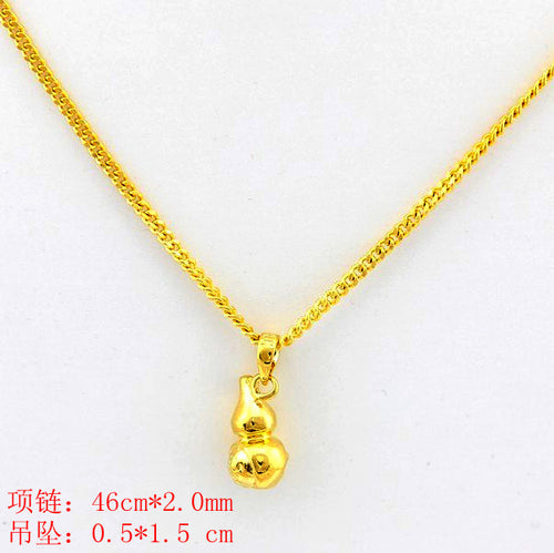 24K GP Gold Plated Necklace Mens & Women Yellow Gold Golden Jewelry Necklace YHDN 46 ELY
