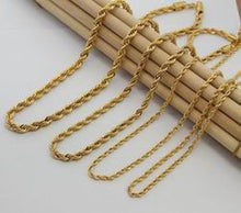 24k Gold Plated Mens Jewelry Sets Yellow Gold Golden Necklace Bracelet YHDS 13 ELY