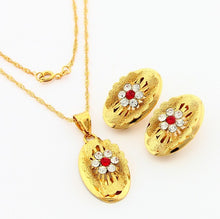 24k Gold Plated Mens Jewelry Sets Yellow Gold Golden Necklace Bracelet YHDS 3 ELY