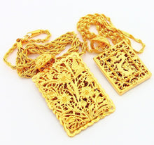 24k Gold Plated Mens Jewelry Sets Yellow Gold Golden Necklace Bracelet YHDS 7 ELY