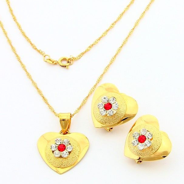 24k Gold Plated Mens Jewelry Sets Yellow Gold Golden Necklace Bracelet YHDS 6 ELY