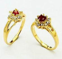 24k Gold Plated Mens Jewelry Sets Yellow Gold Golden Ring Rings YHDS 23 ELY