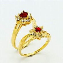 24k Gold Plated Mens Jewelry Sets Yellow Gold Golden Ring Rings YHDS 23 ELY