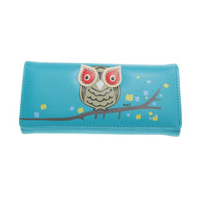 Owl Wallet PU Leather Purse Holder Long Cartoon Purses Lovely Women Wallets 1STL ELY