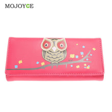 Owl Wallet PU Leather Purse Holder Long Cartoon Purses Lovely Women Wallets 1STL ELY