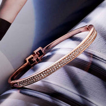 jewelry 18K GP cuff Small drill phase women bracelet bangle pulseiras femininasSMTPZ 66 ELY