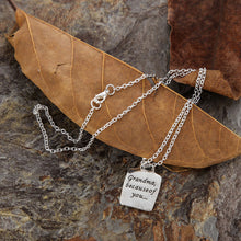 Gift Grandma because of you Letters Pendant Design Necklace Chain Necklaces Jewelry Gift for Grandma ELY