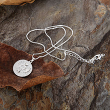 Gift Guardian Angel Letters Round Pandent Necklace Chain Necklaces Jewelry ELY