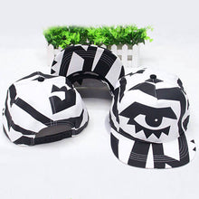 Men Women Bboy Adjustable Snapback Baseball Hat Hip Hop Cap ELY