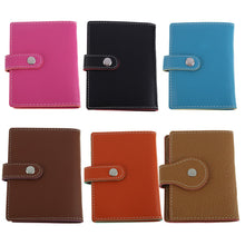 PU Leather Card Holder Business Case Wallet Credit Card Holder Purse Credit Card Wallet for 20 Cards 6 Colors 1STL ELY