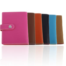 PU Leather Card Holder Business Case Wallet Credit Card Holder Purse Credit Card Wallet for 20 Cards 6 Colors 1STL ELY