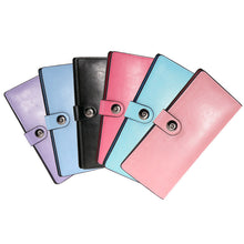 Sweet Ladies Soft PU Long Purse Wallet 12 Card Slots Holder Snap Button Hasp Long Purses Po Slot 1STL ELY