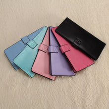 Sweet Ladies Soft PU Long Purse Wallet 12 Card Slots Holder Snap Button Hasp Long Purses Po Slot 1STL ELY