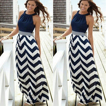 Women Dress Sleeveless Vestidos Boho Long Dress Vestido de Festa Renda Party Beach O Neck Chiffon Dress 1STL ELY