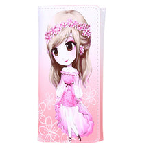 Women Girl PU Leather Wallet Lady Long Card Holder Pure Lovely Cartoon Wallets 1STL ELY