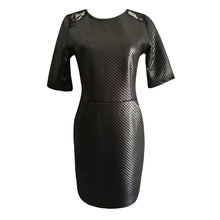 Women Lace Matching O-Neck Half Sleeve Waisted Bodycon Straight Dress Cotton Dress 1STL ELY