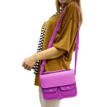 Womens PU Leather Crossbody Satchel Shoulder Messenger Bag Handbag Trendy Bags 1STL ELY