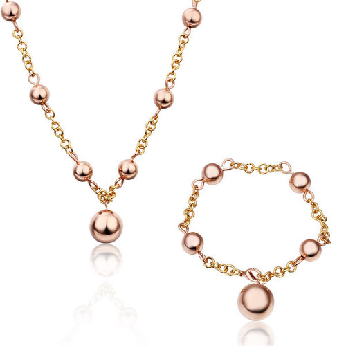 Beautiful 18K Gold Plating jewelry set Hand Madeball SMTPS196 ELY