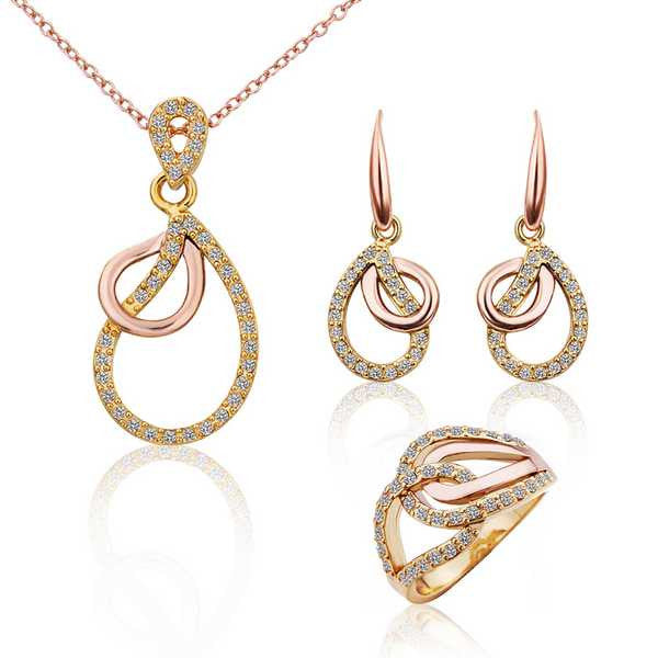 Beautiful Austrian Crystal jewelry set charms SMTPS3 ELY